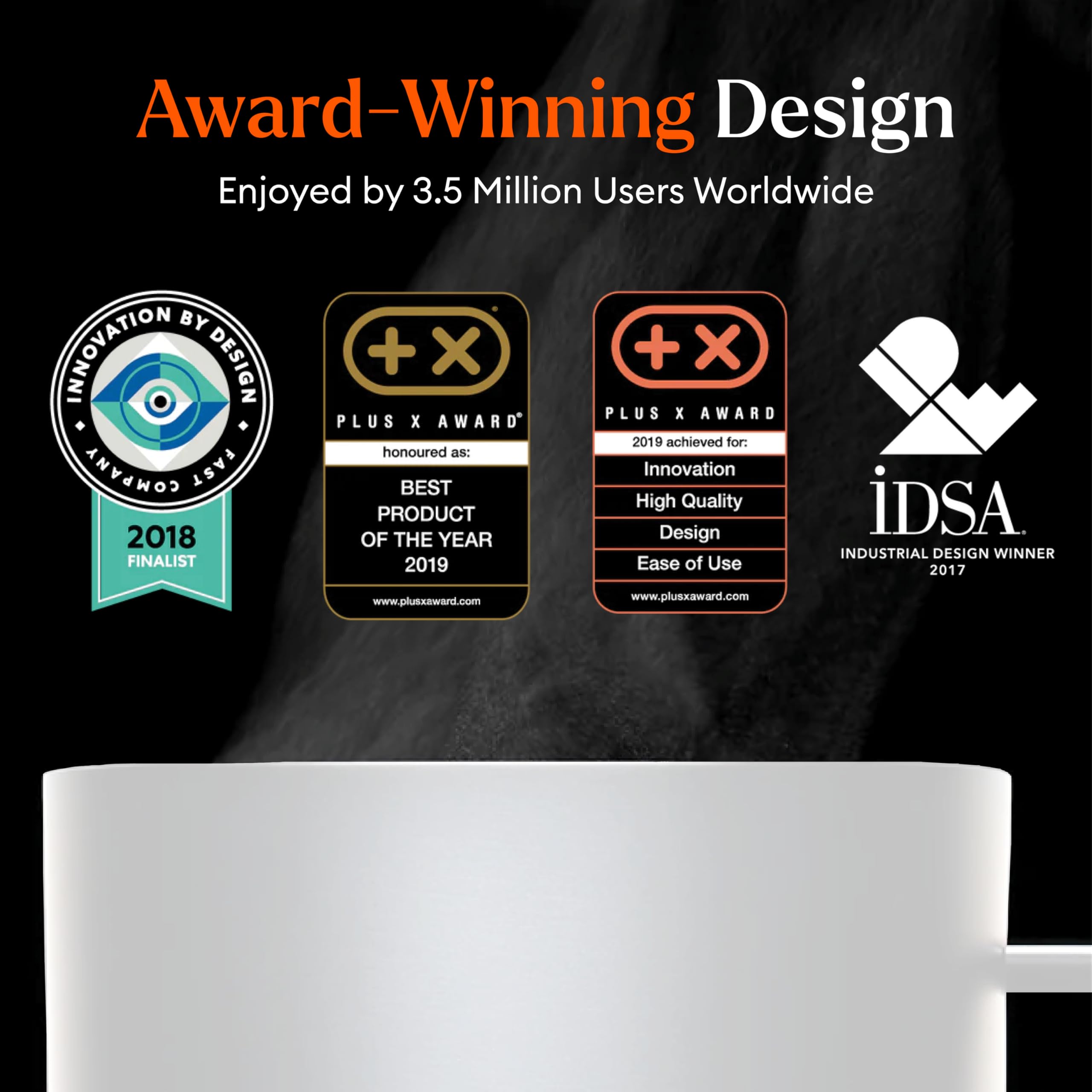 Temperature sterowanie smart Mug 2 z 10 Oz Heated kawy Mug