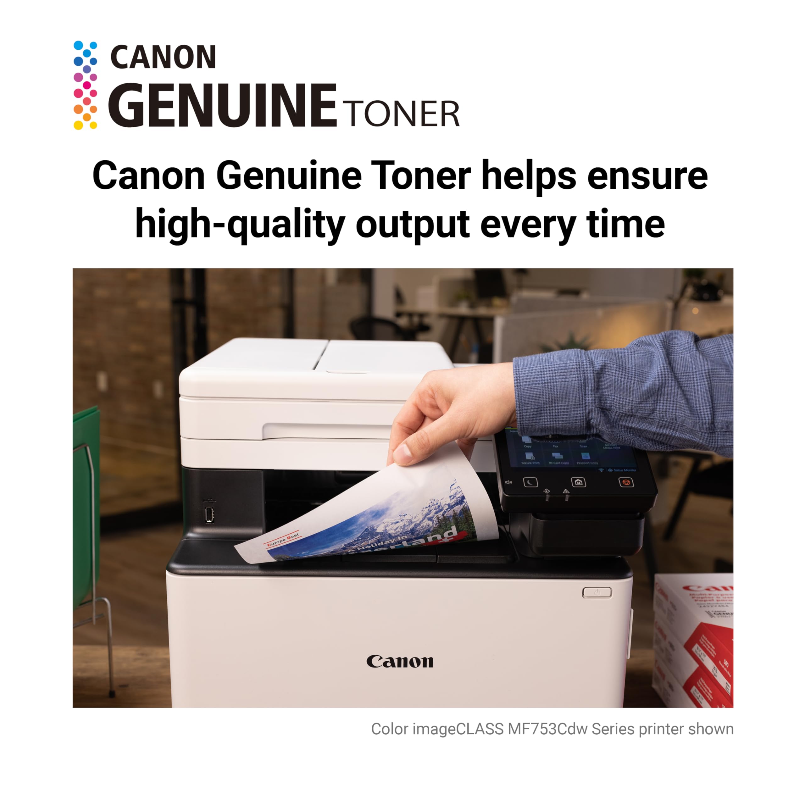 Genuine 069 czarny toner wkład, do MF753Cdw