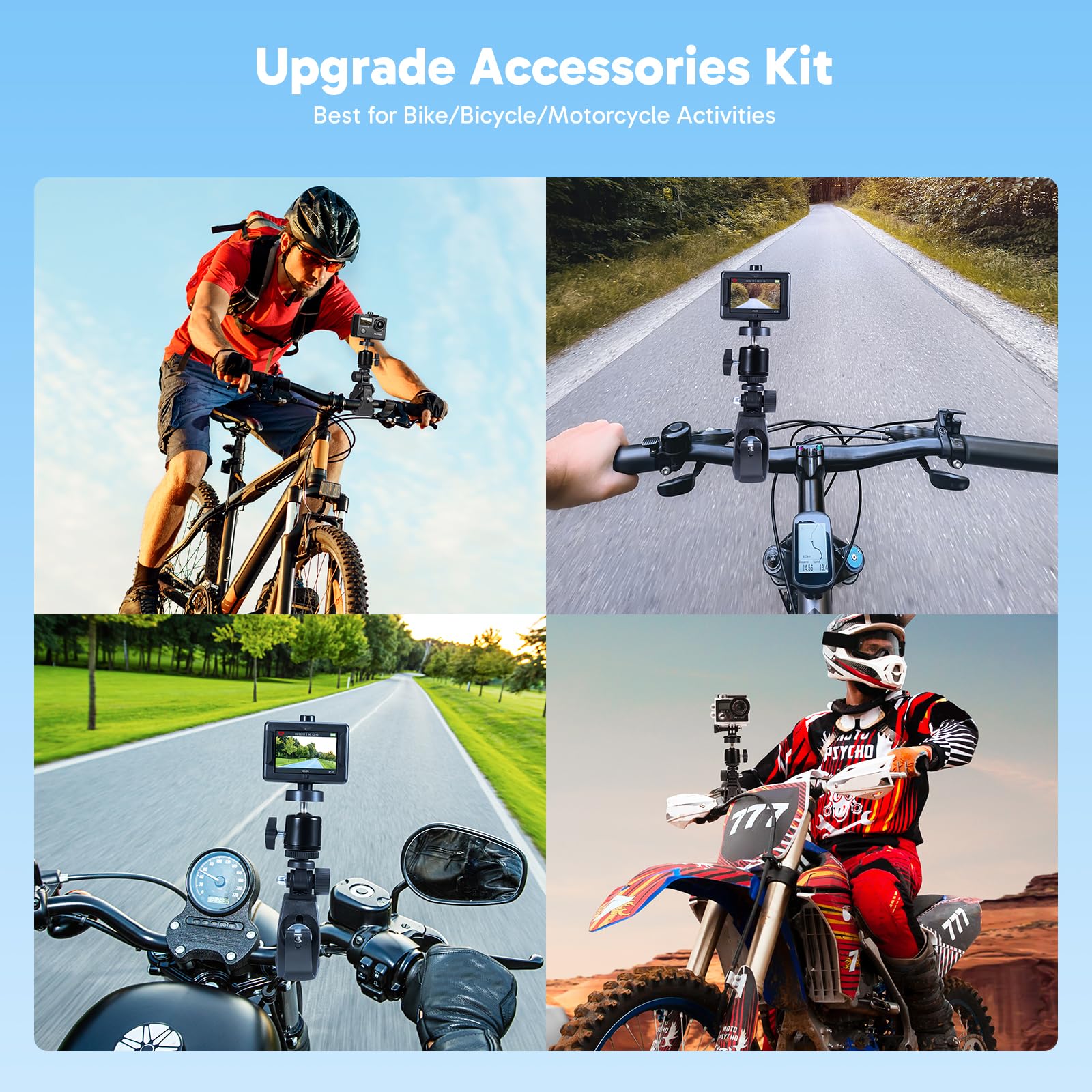 Action kamera, Brave 4, 4K z 64GB SD Card zestaw