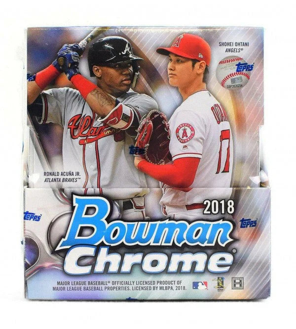2018 Bowman Chrome Baseball Sealed Hobby skrzynka