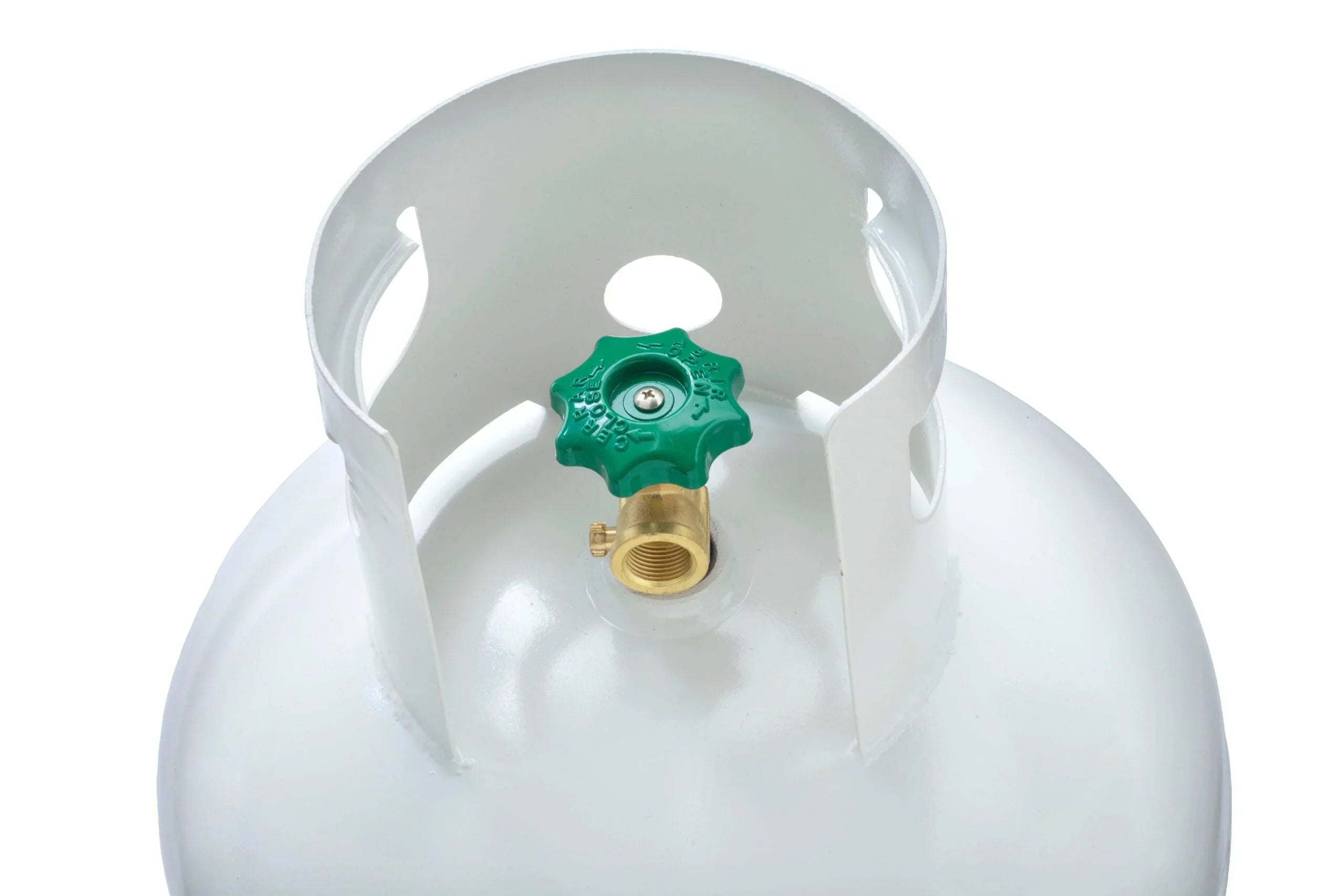 Propanowy Cylinder, 100 lb stal, Pol Valve (ships Empty)