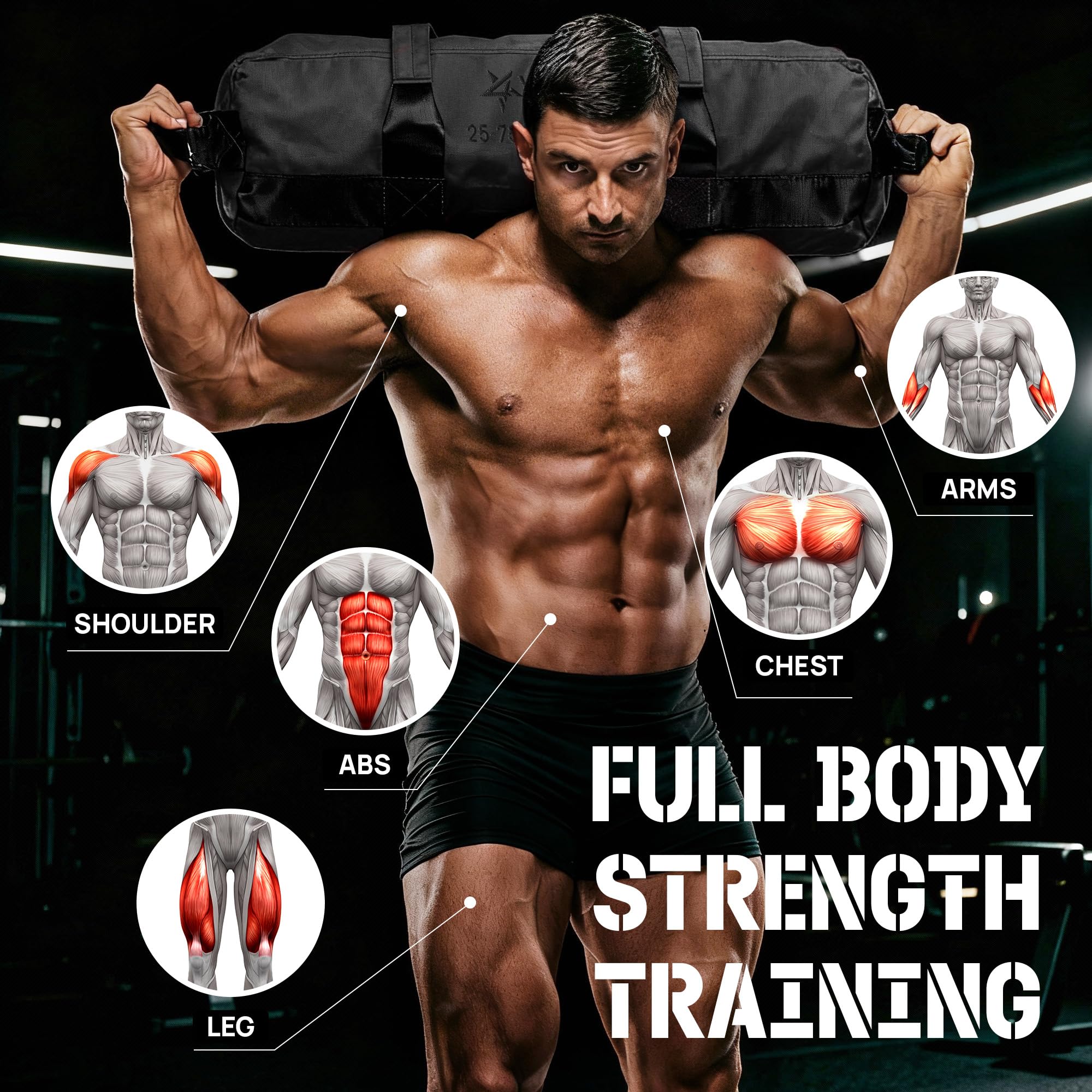 YES4ALL regulowany Sandbags do waga Training