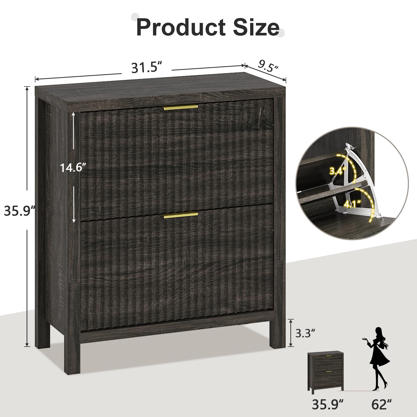 1787429186_bbKg6vMF Szafka, Shoe, magazynowy, do Entryway z Flip szuflady