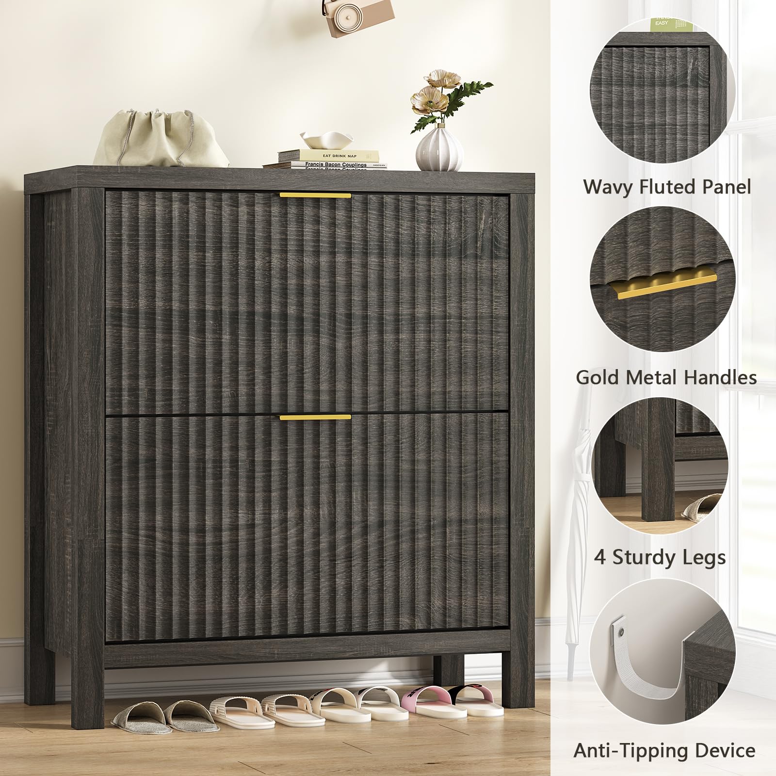 1787429203_PPRYsYxQ Szafka, Shoe, magazynowy, do Entryway z Flip szuflady