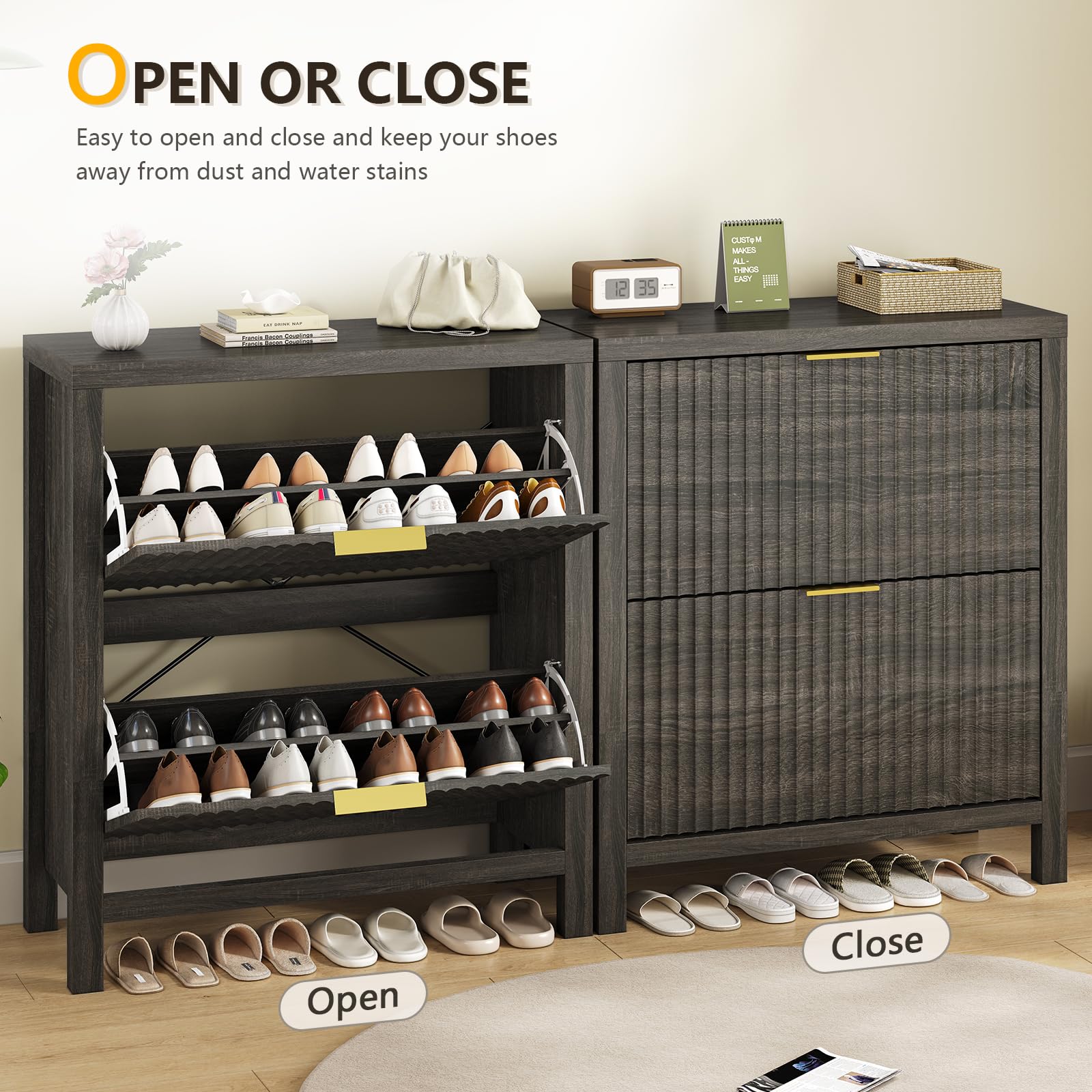 1787429206_EeNLS8FA Szafka, Shoe, magazynowy, do Entryway z Flip szuflady