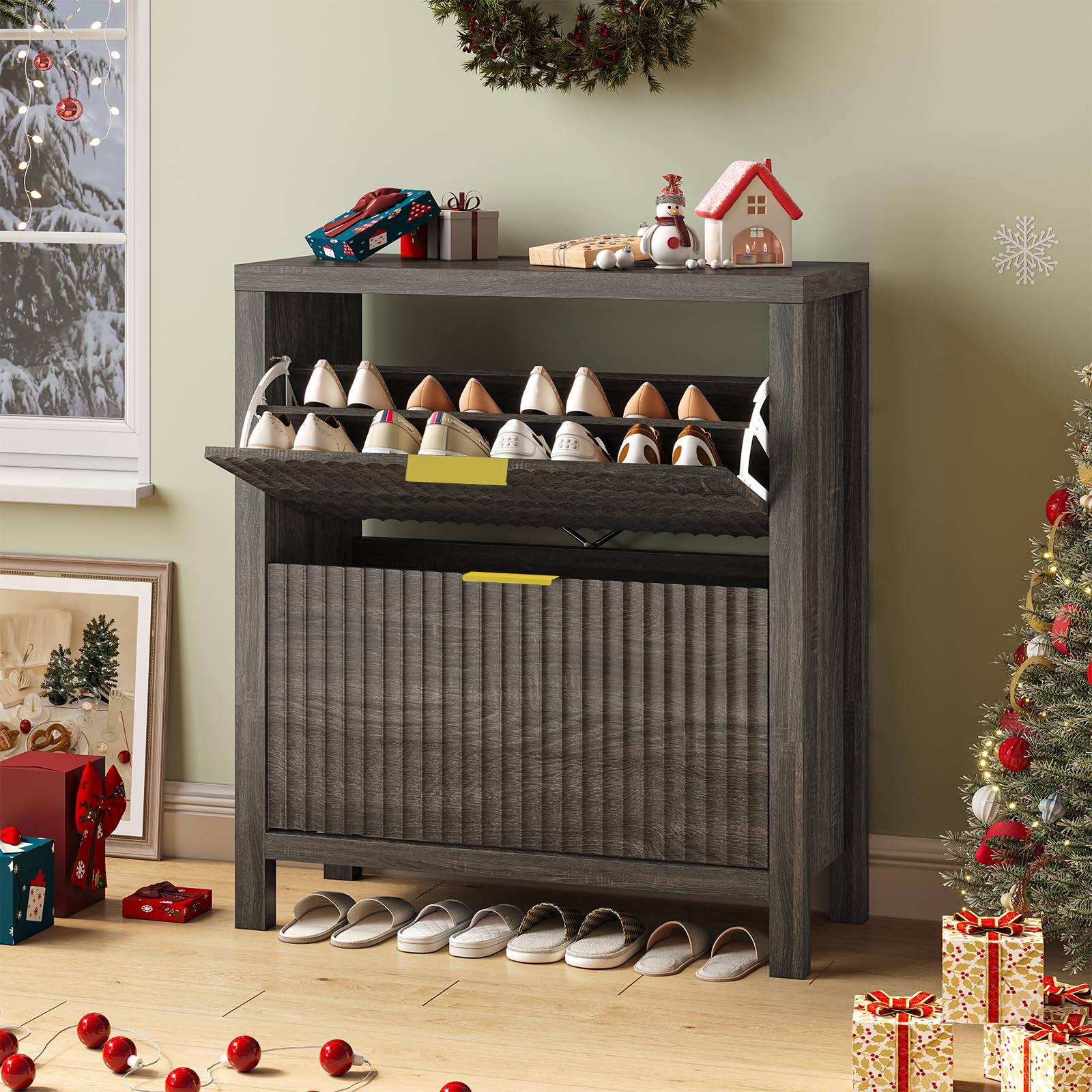 1787429216_7RFyLzd6 Szafka, Shoe, magazynowy, do Entryway z Flip szuflady