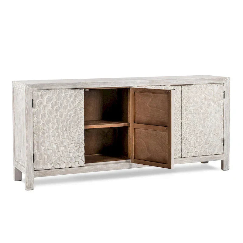 1787430860_ihSc2U80 Vintage kremowy Astrid 4-drzwi Sideboard