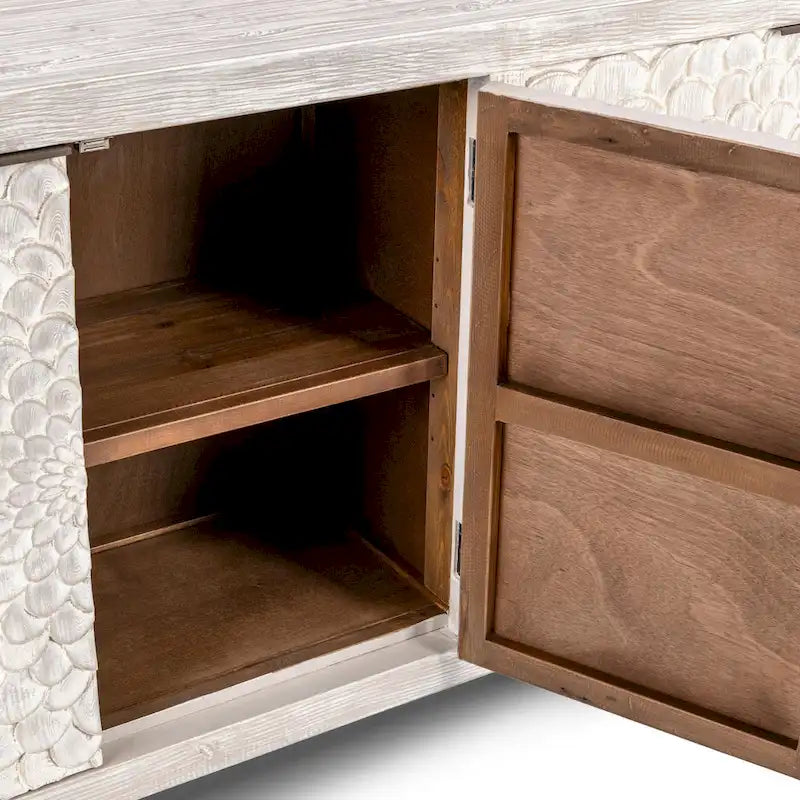 1787430880_aj8d1jpq Vintage kremowy Astrid 4-drzwi Sideboard