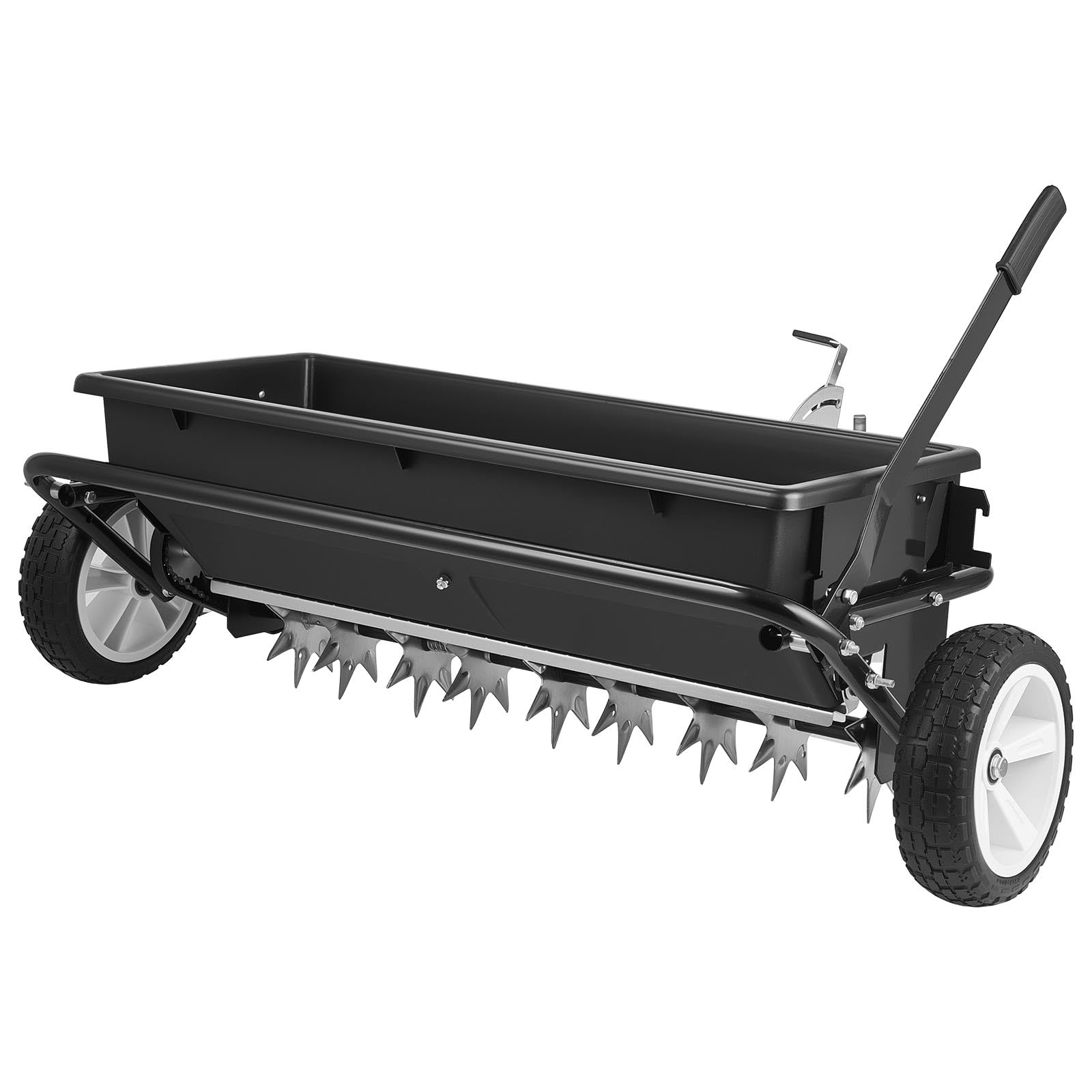 Tow Behind trawnikowy Spreader z Aeration Spikes