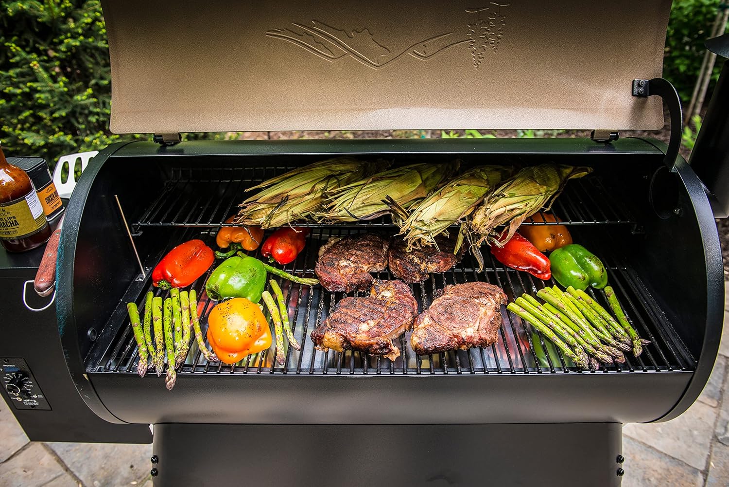 Grills Pro 34 elektryczny drewno i Smoker Pellet grill