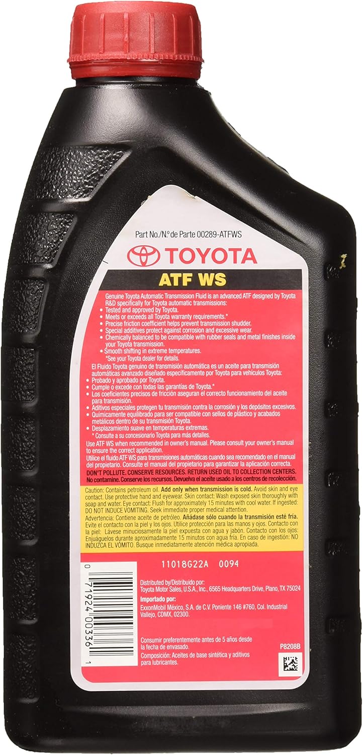 1787432054_J3jNme23 Toyota Genuine Lexus automatyczny Transmission Fluid, 6 pakiet, 192 Ounces, Universal Fit