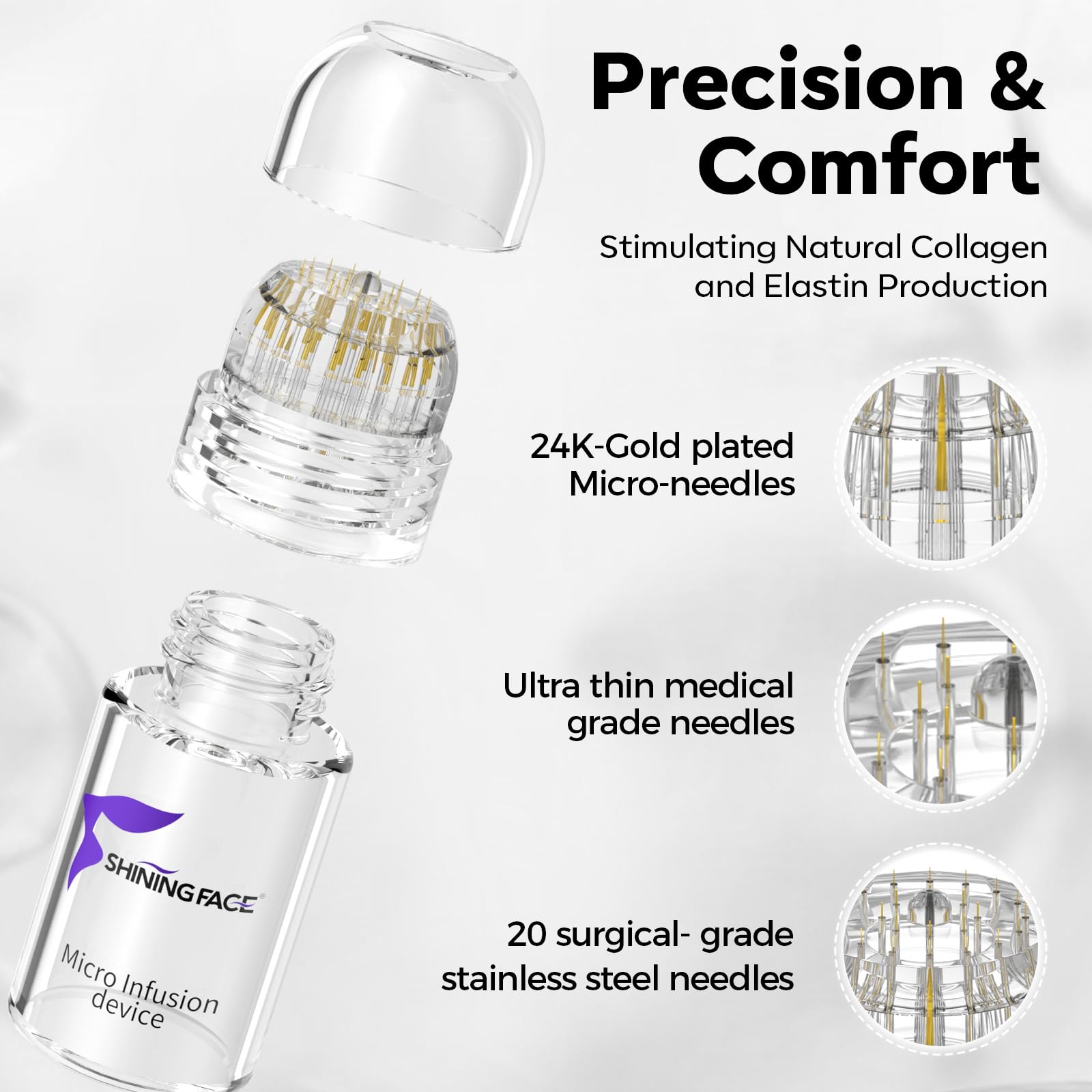 Face Micro Infusion system z At domowy Anti-aging zestaw