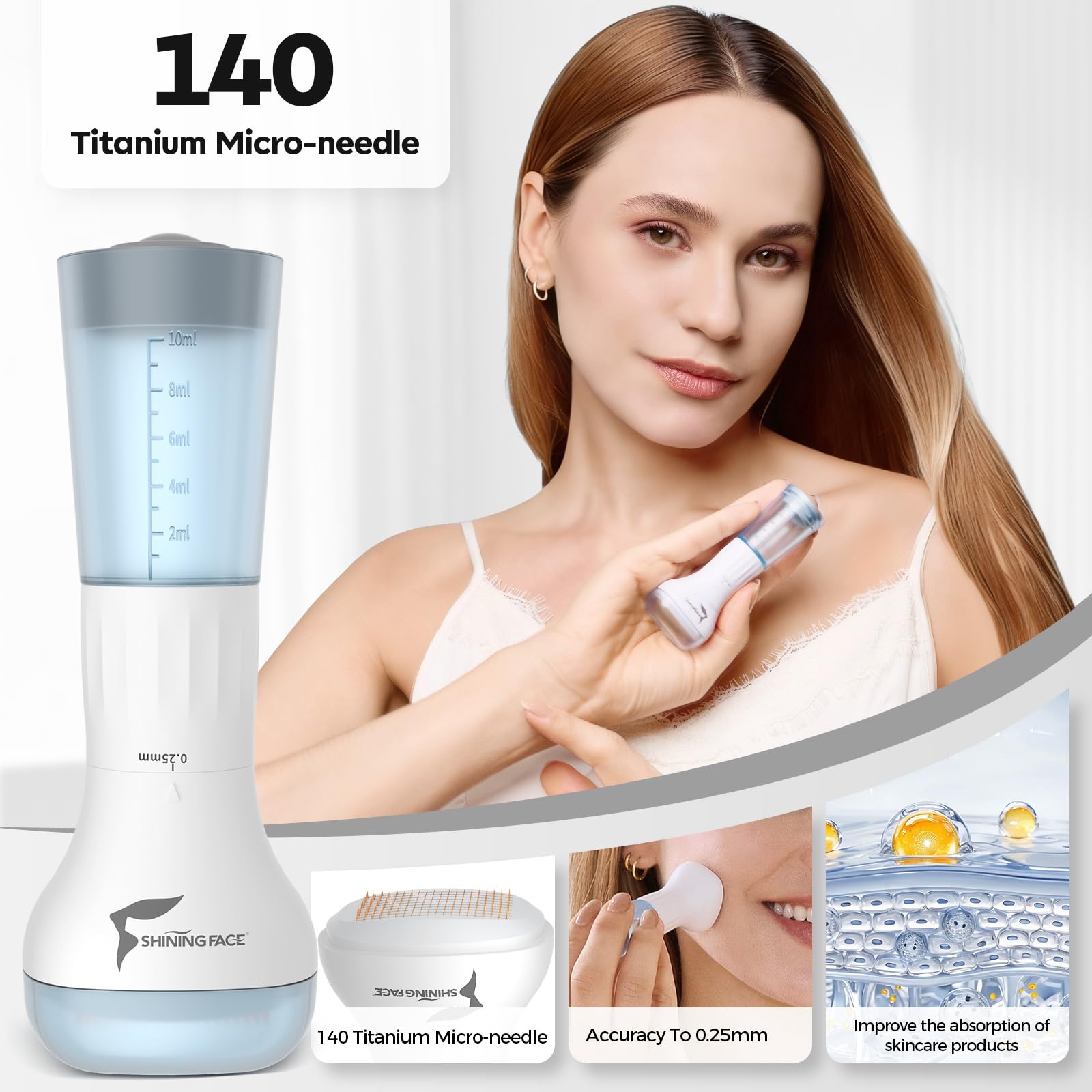 Face Micro Infusion system z At domowy Anti-aging zestaw