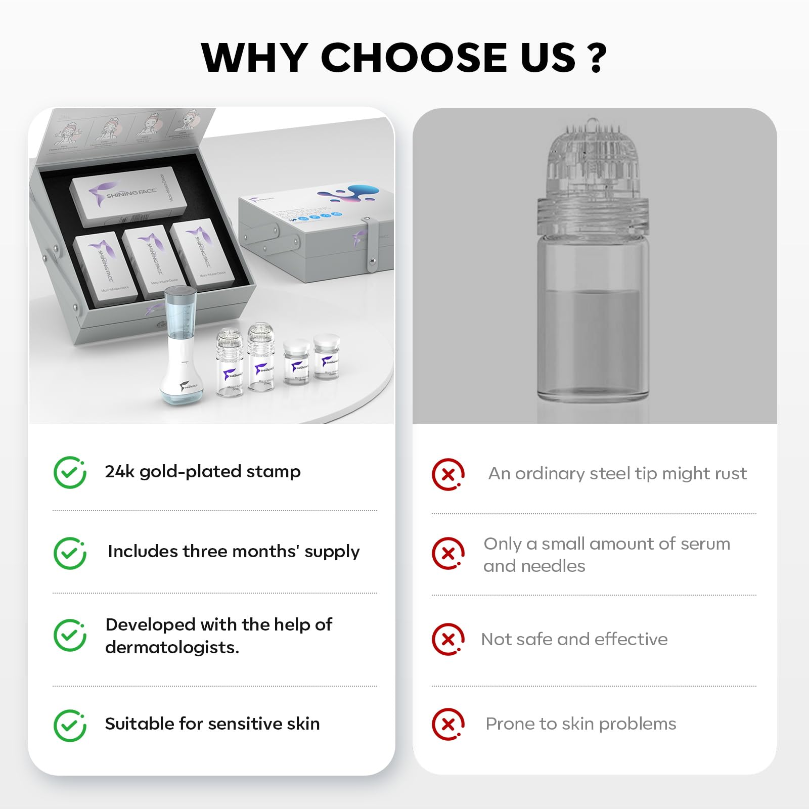 Face Micro Infusion system z At domowy Anti-aging zestaw