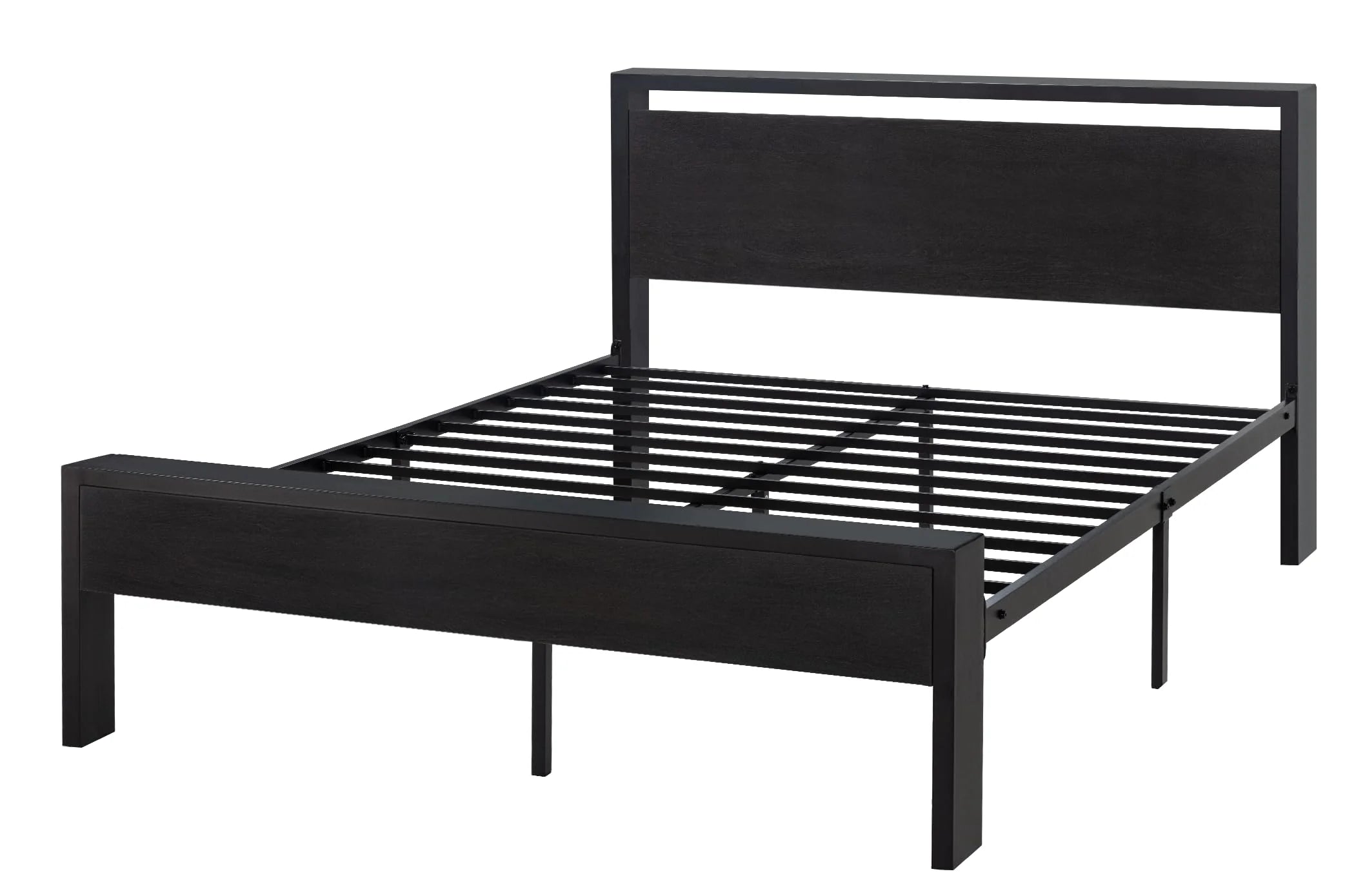 1787434980_PlVSfraL Cerlin 14 cali Queen metal rama lozka z drewniany Headboard