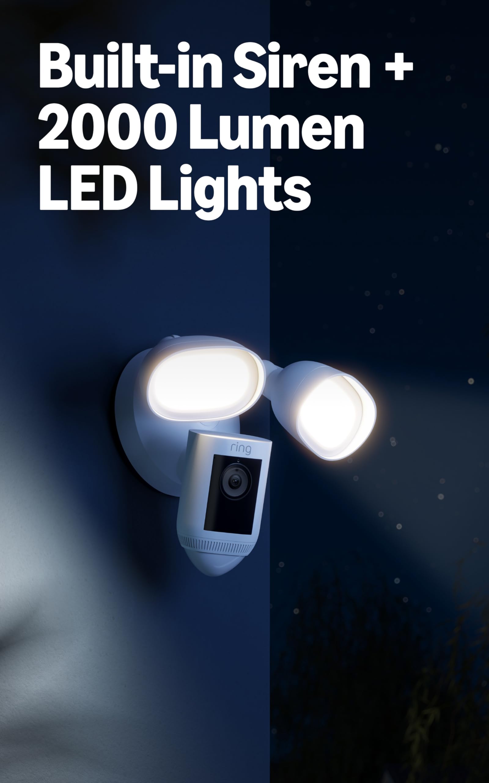 Floodlight kamera Wired Pro z 2K Video kamera monitoringu