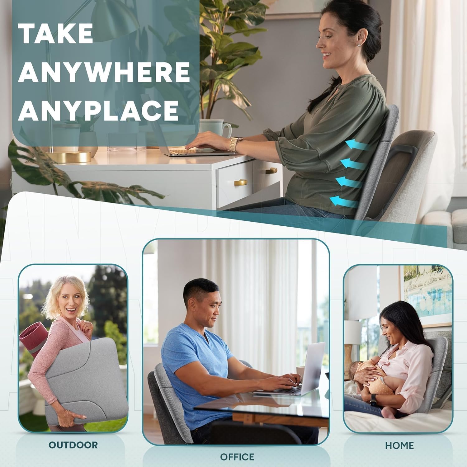 Ultra regulowany ergonomiczny Rocker, tylny Pain Relief