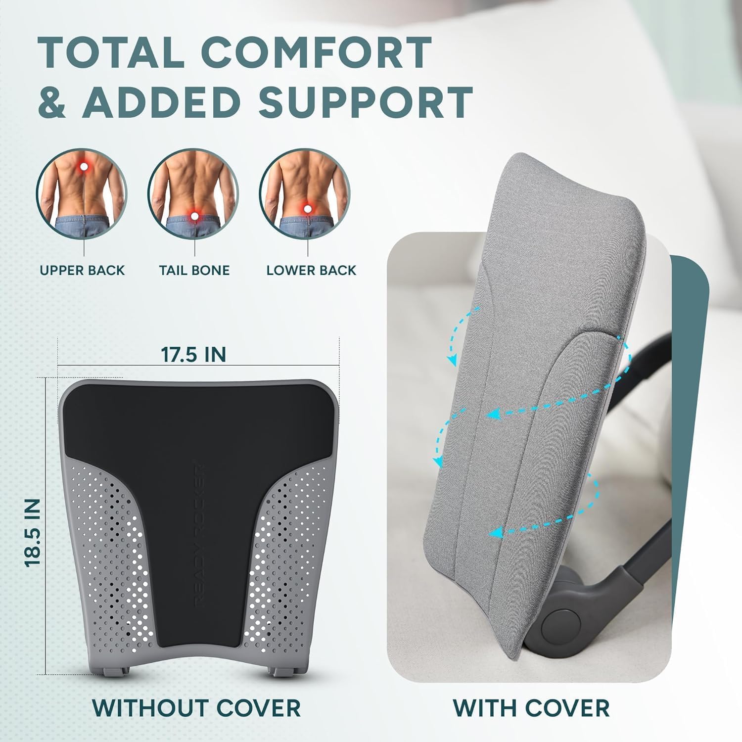 Ultra regulowany ergonomiczny Rocker, tylny Pain Relief