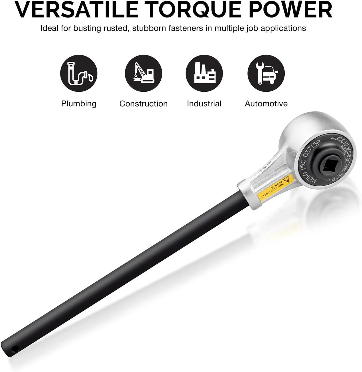 1787437690_1eDZ1lxz Torque Wrench - PRO 03715B 1/2 Drive - 1100 Foot-pound Heavy Duty Torque Multiplier Wrench, Cr-mo and Chrome-vanadium