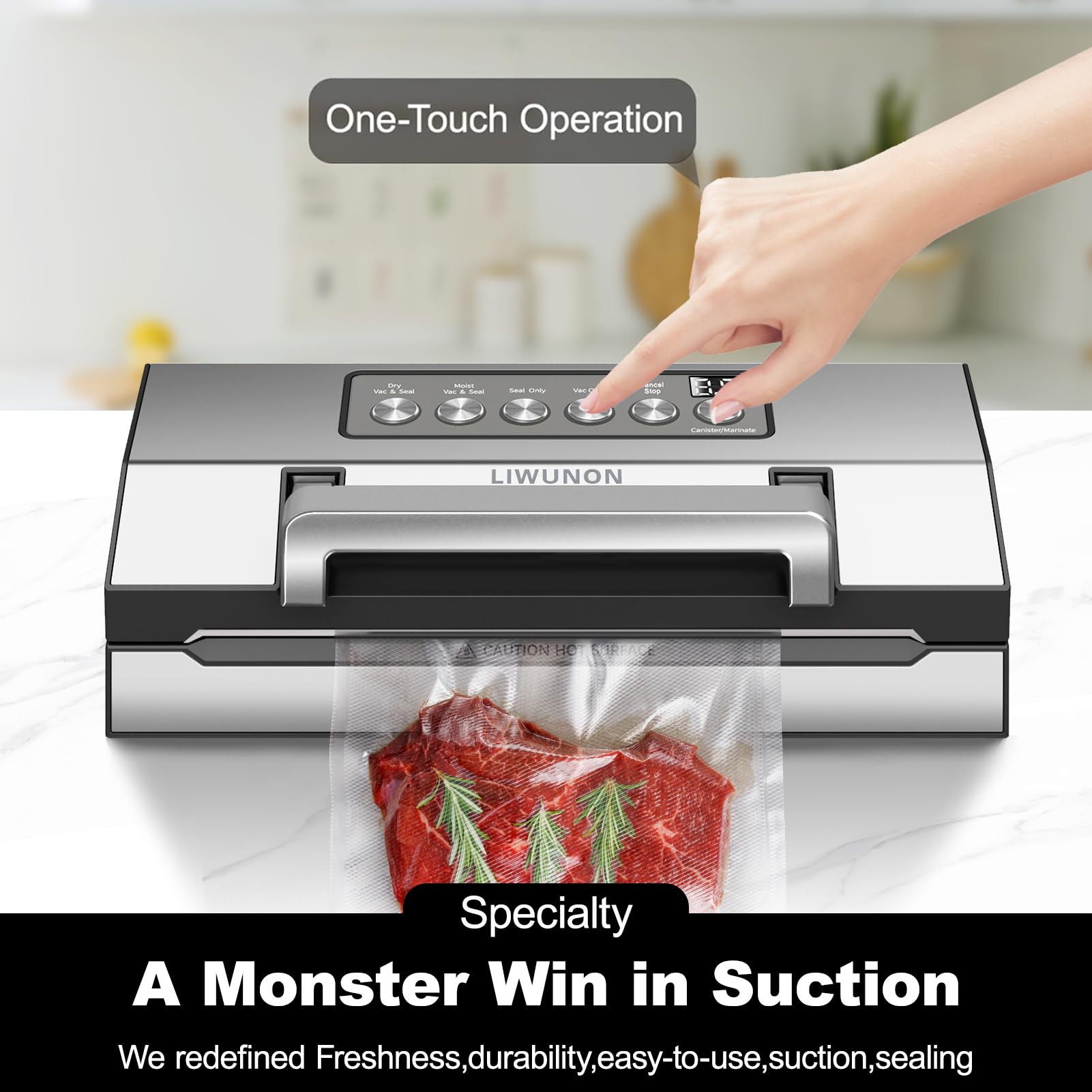 Odkurzacz Sealer, Precision Fast, maszyna