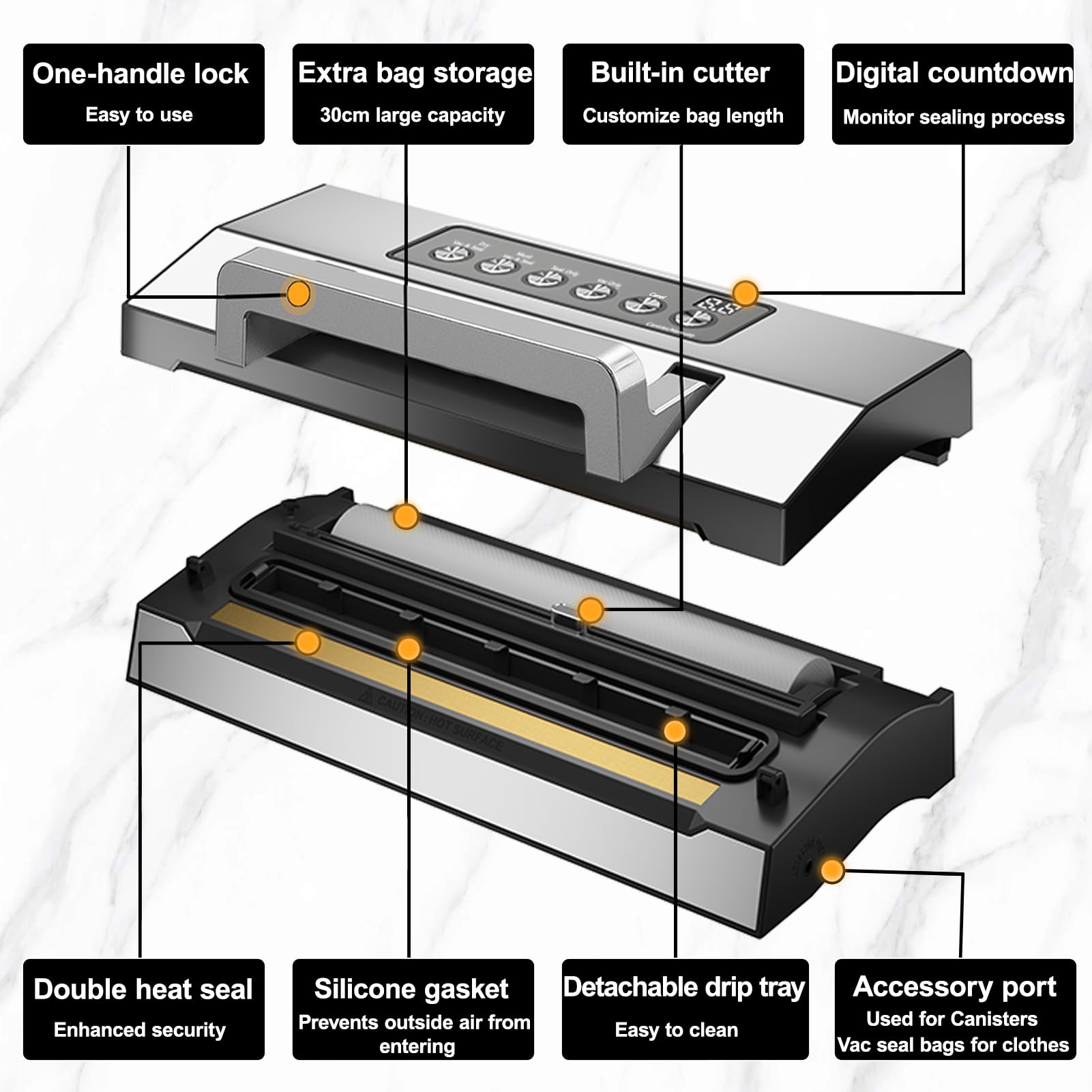 Odkurzacz Sealer, Precision Fast, maszyna