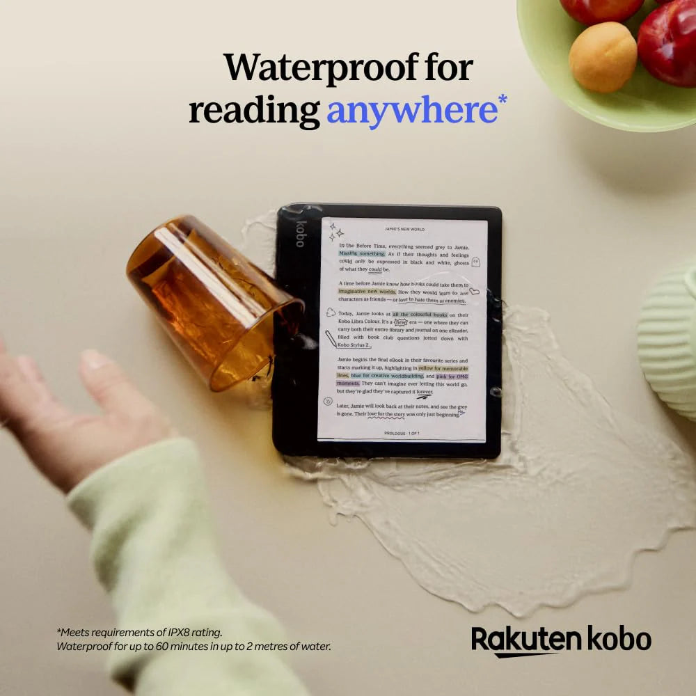 Libra Colour Ereader z 7 Glare-free wyświetlacz