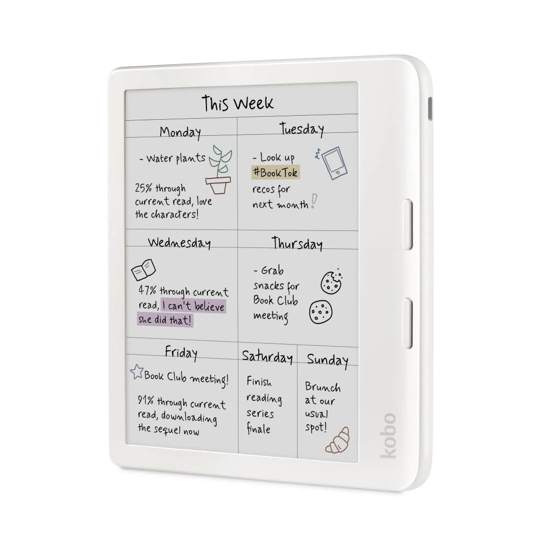 Libra Colour Ereader z 7 Glare-free wyświetlacz