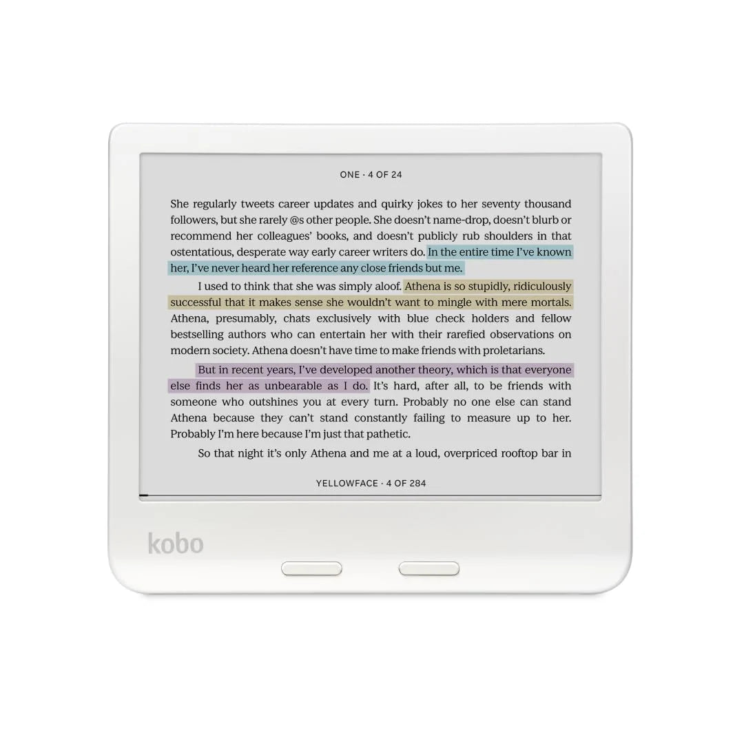 Libra Colour Ereader z 7 Glare-free wyświetlacz