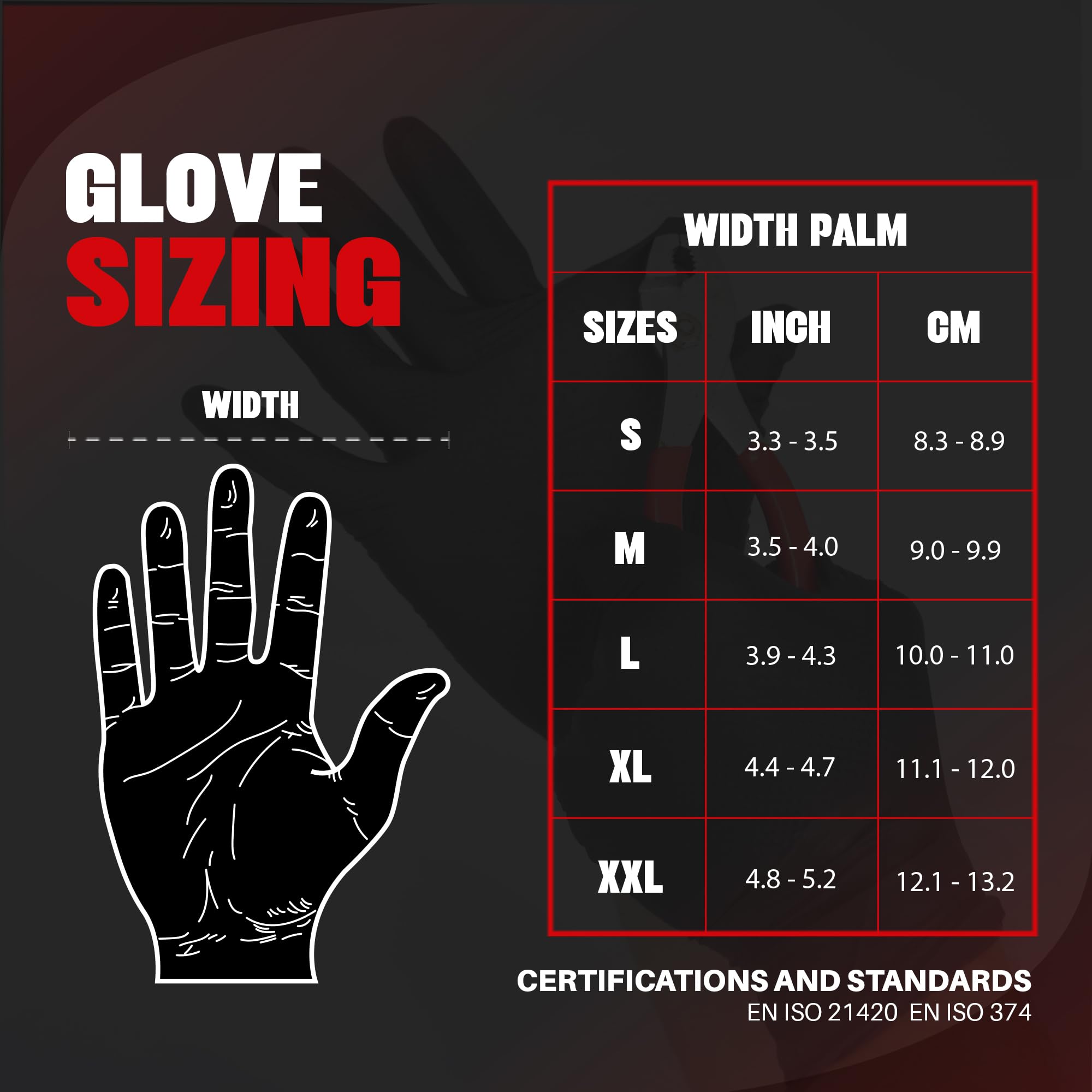 Herkules Grip 8Mil czarny Nitrile Gloves, wzmocniony