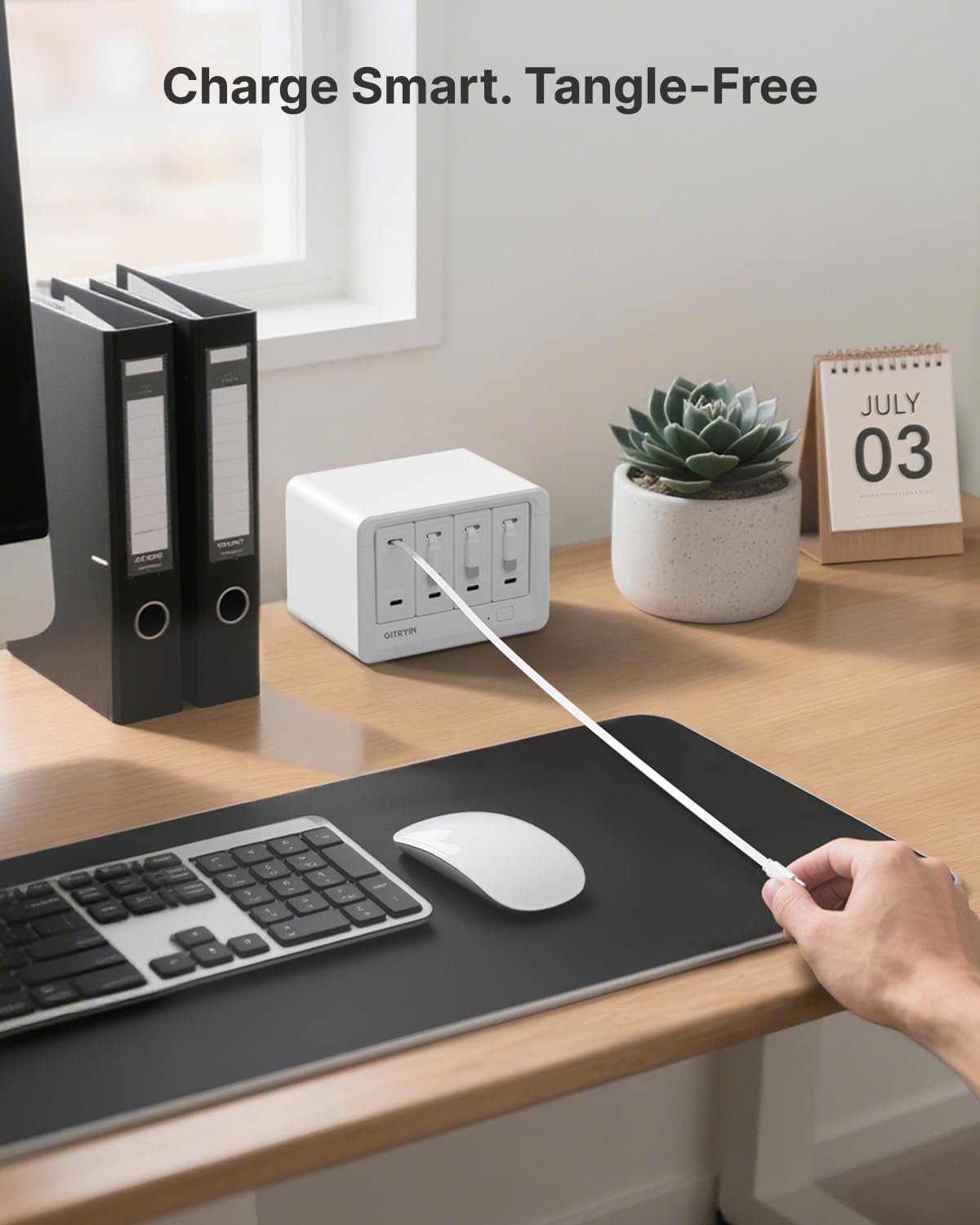 12-in-1 Desktop ładowanie stacja z Surge Protection