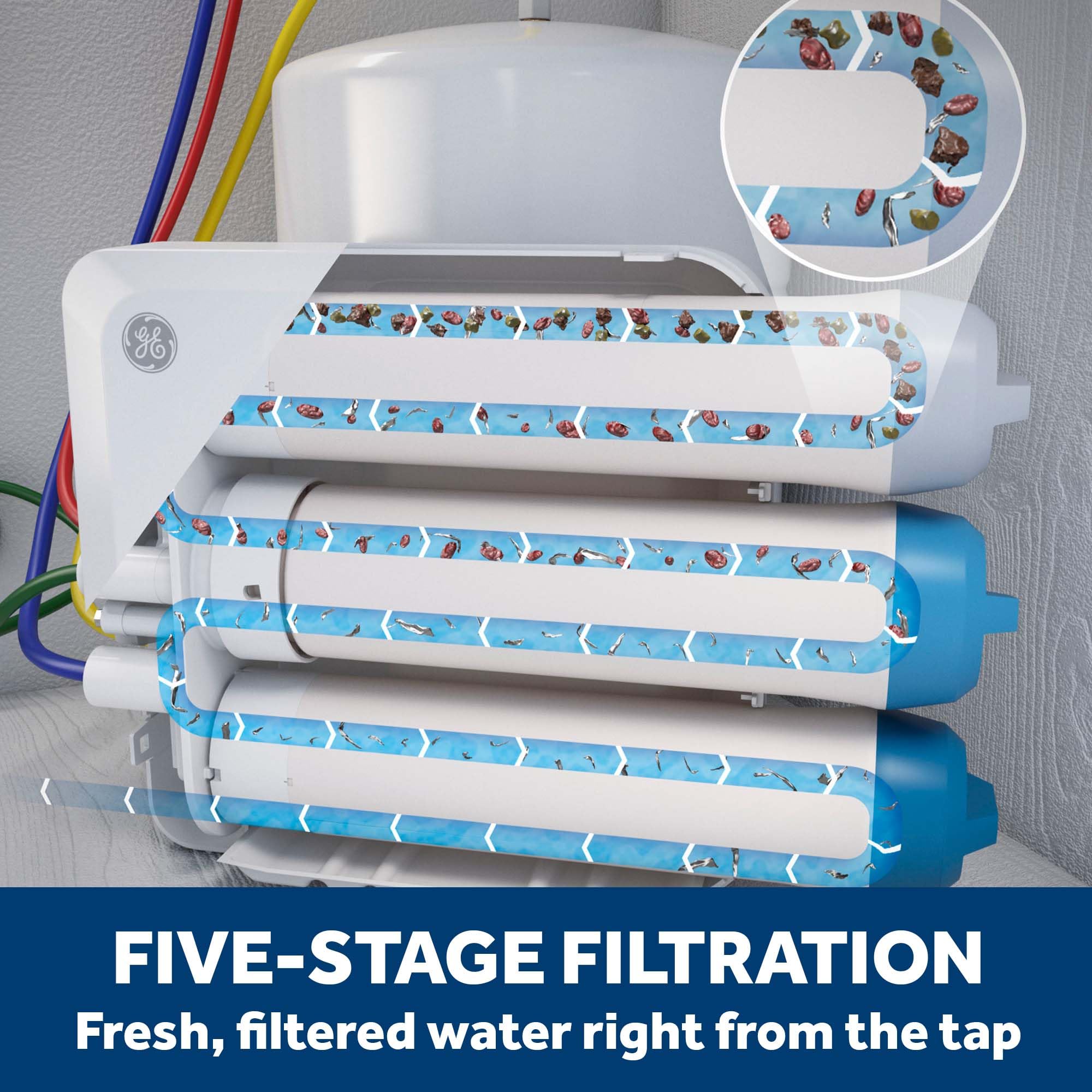Wody filtr, 5-Star Reverse Osmosis Under Sink, system