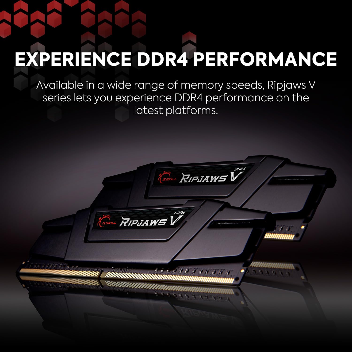 RAM, Ripjawsv DDR4 32GB (2 X 16GB) 3200MT/s, czarny