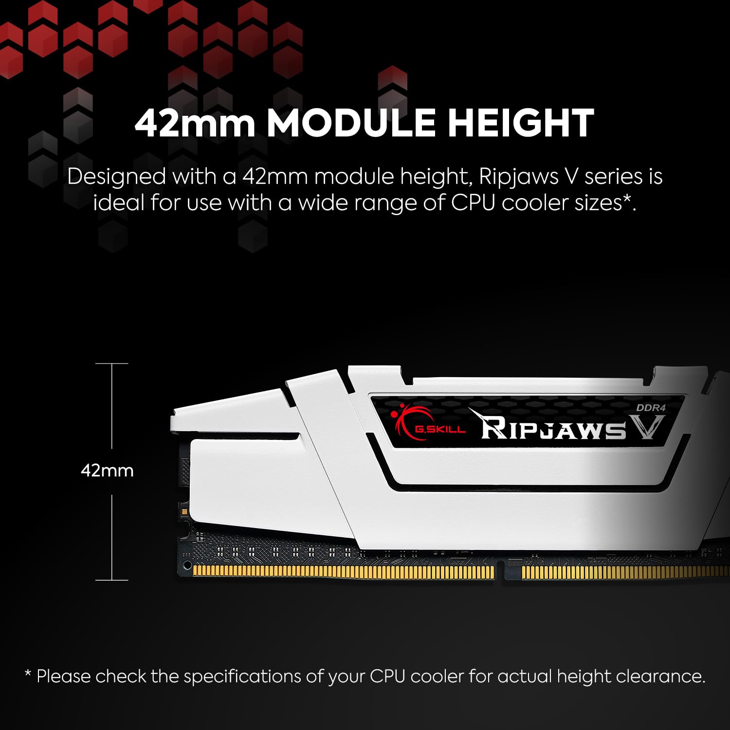RAM, Ripjawsv DDR4 32GB (2 X 16GB) 3200MT/s, czarny