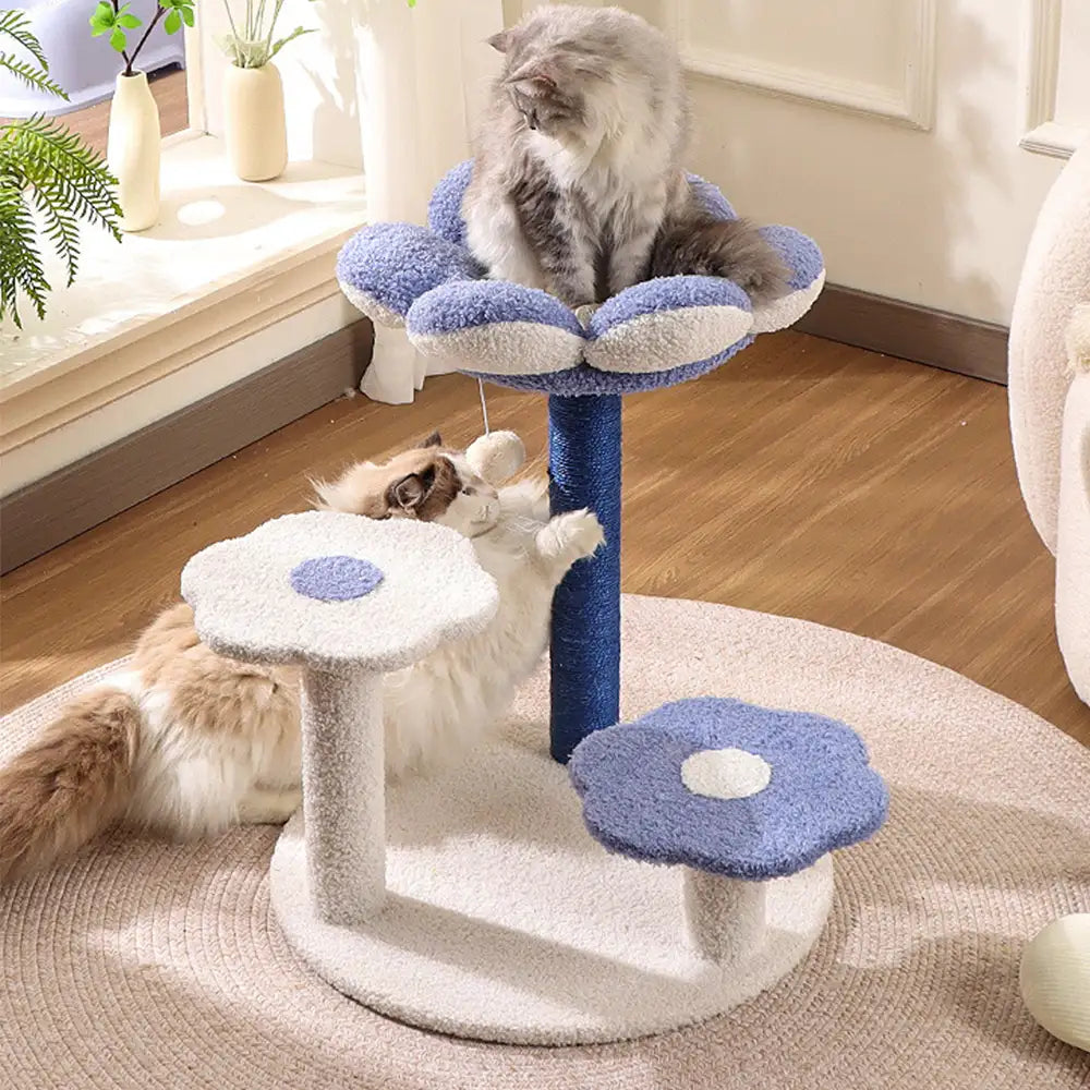 Scratching Post, Flower Multi-level Sisal, dla kota Tree