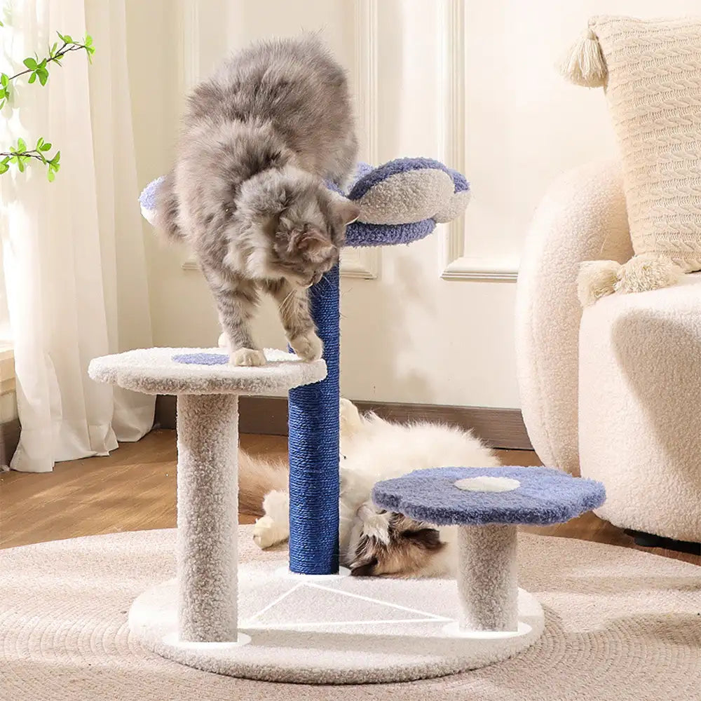 Scratching Post, Flower Multi-level Sisal, dla kota Tree