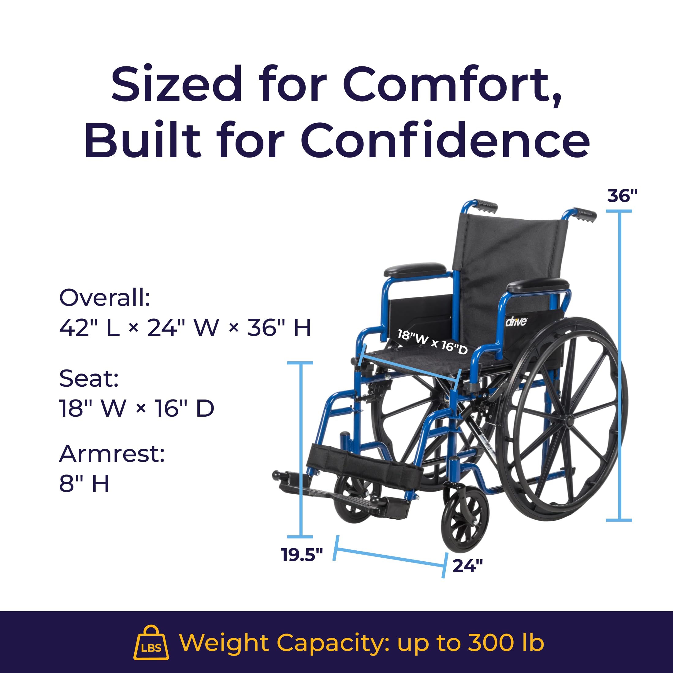 1787452050_7Hcs2cIi Niebieski Streak lekki przenośny składany Wheelchair