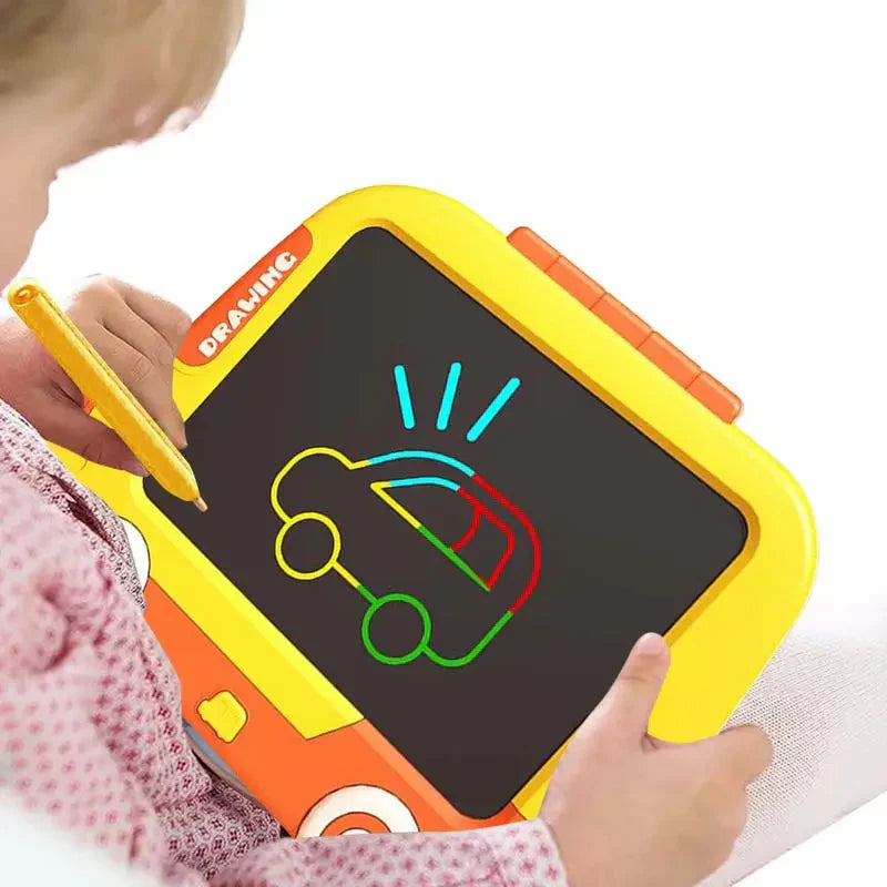 Board - Drawing - Designed for Kids Reusable and Erasable LCD Writing Board Children Early Learning Education Toy for Kindergarten Living