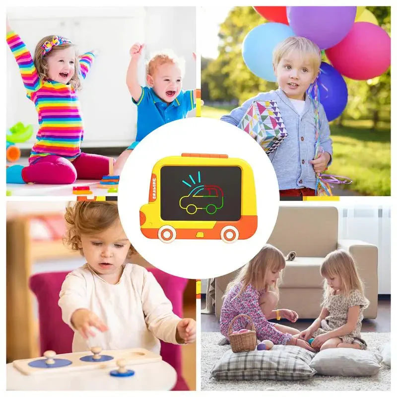 1787452144_pT7avUao Board - Drawing - Designed for Kids Reusable and Erasable LCD Writing Board Children Early Learning Education Toy for Kindergarten Living