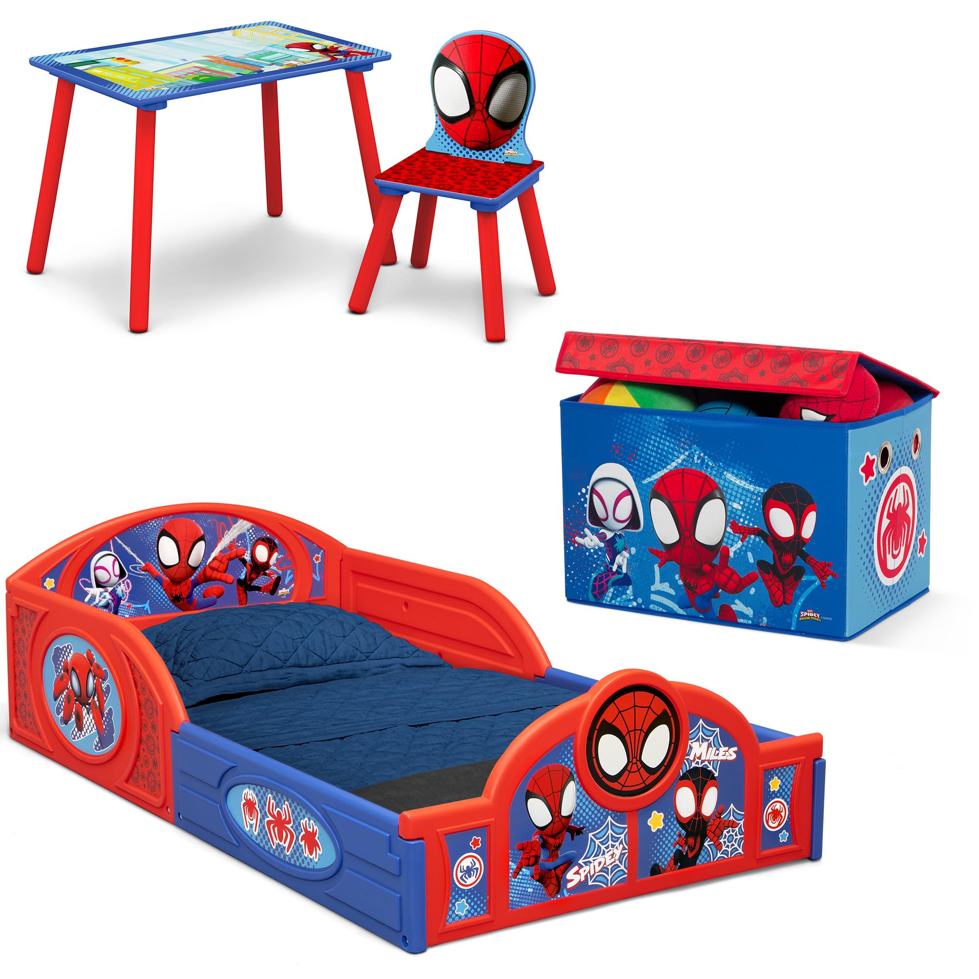 Skrzynka, Spidey Toddler Room-in-a, zestaw