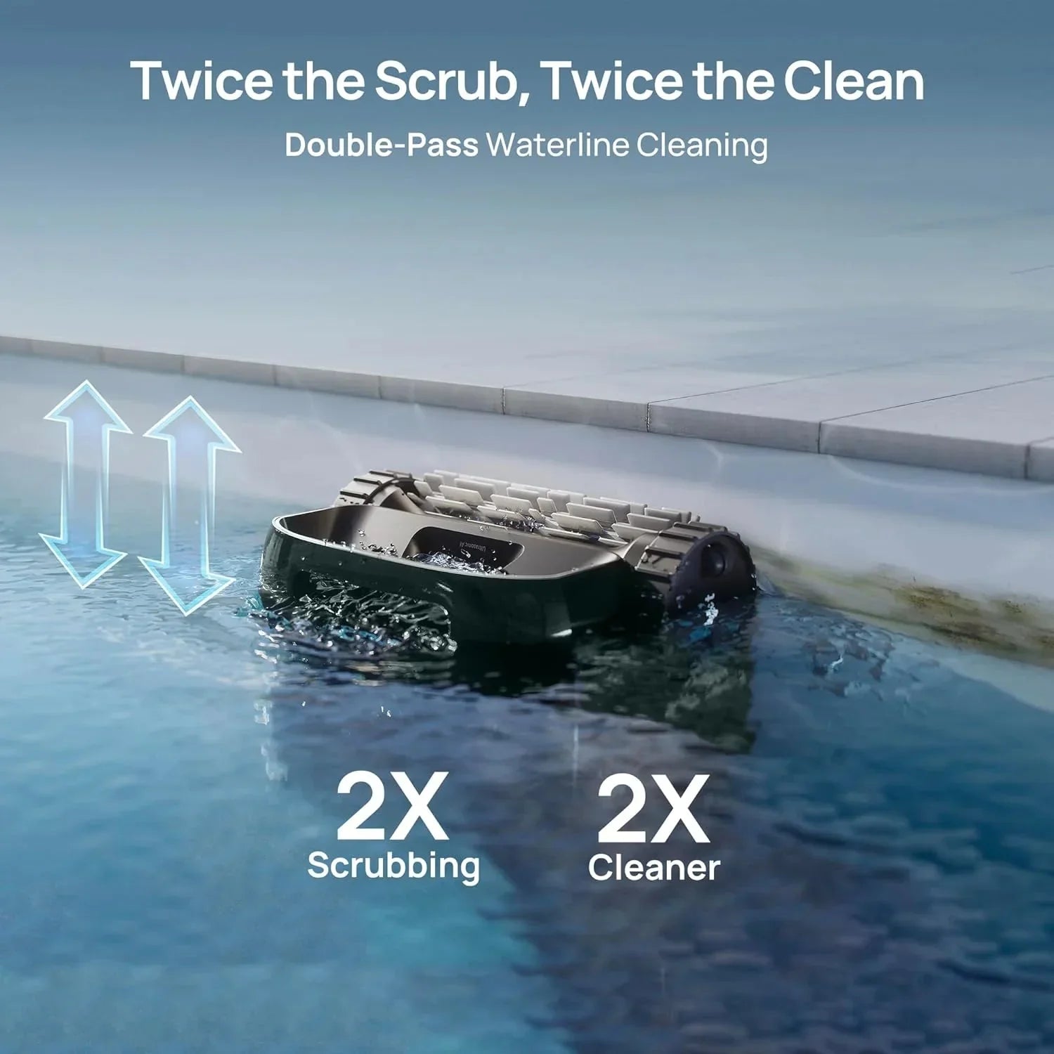 Vacuum - AquaSense 2 Pro Cordless Pool, Robot - Unmatched 5-in-1 Cleaning, Surface Parking, Skims Water Surface with APP Control, Water