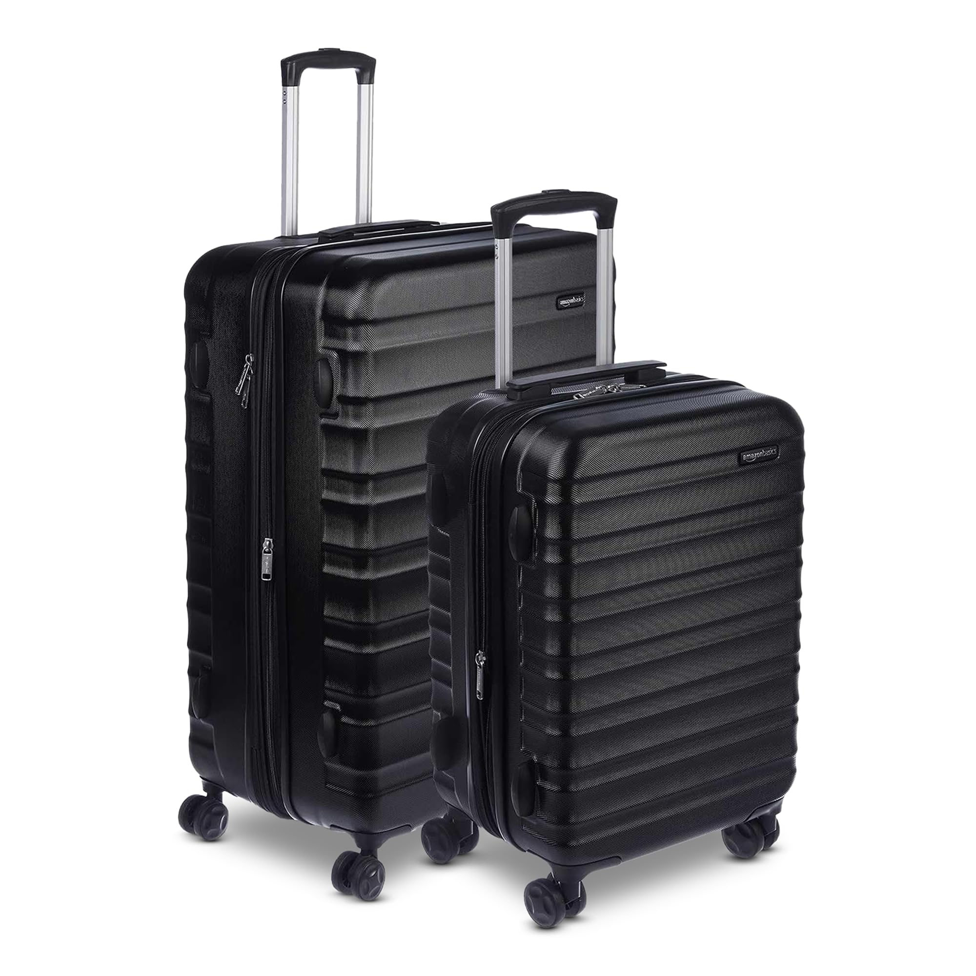 Bagaz, 2-elementowy Hardside, zestaw, Expandable czarny Suitcases