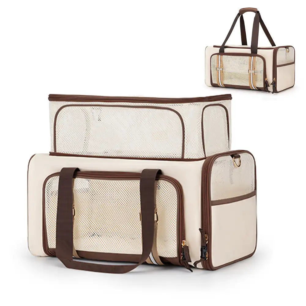 Carrier, 3 w 1 Breathable Large-capacity Expandable dla kota, torba, do podrozny i Airline