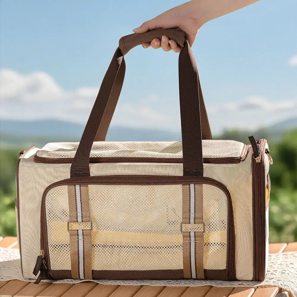Carrier, 3 w 1 Breathable Large-capacity Expandable dla kota, torba, do podrozny i Airline