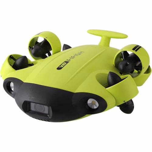 Drone - V6 4K UHD Underwater, Featuring 328ft Depth - 162° Wide-angle Lens, 6 Thrusters and 4000-Lumen Lights