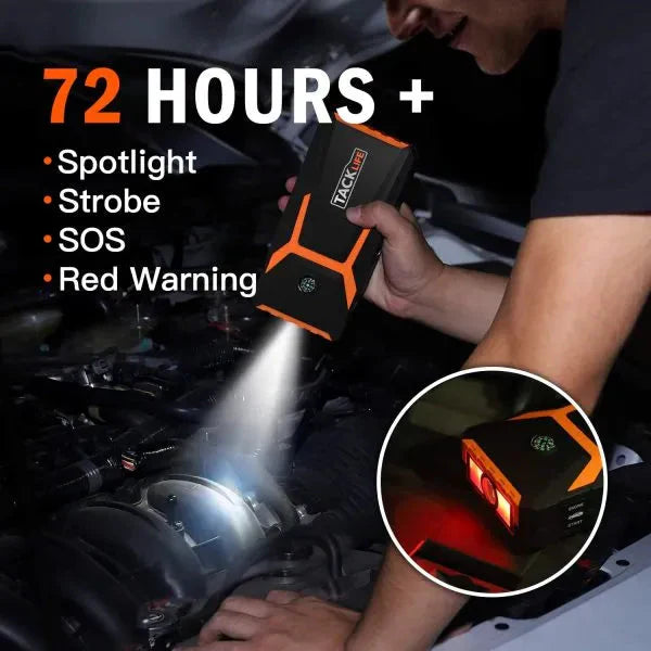 1787463155_BGUIrDn5 Jump Starter - T8 800A Peak 18000mAh Car, (Up to 7.0L Gas - 5.5L Diesel Engine) with LCD Screen, USB Quick Charge, 12V Auto Battery Booster