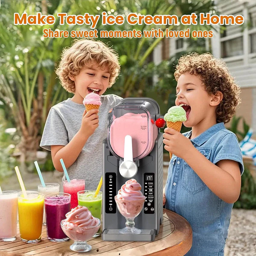 Kremowy, miękki Serve lodu, maszyna, Slushy maszyna do domowy