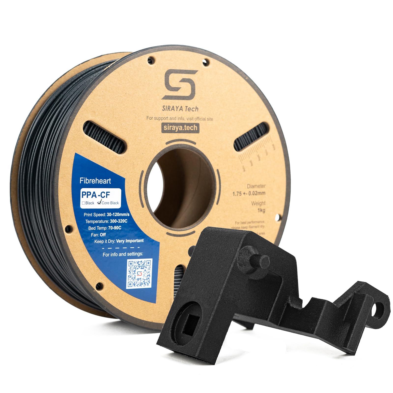 1787464413_7ZAac4rd Drukarka, Tech Fibreheart Ppa-cf Core czarny 3D, Filament