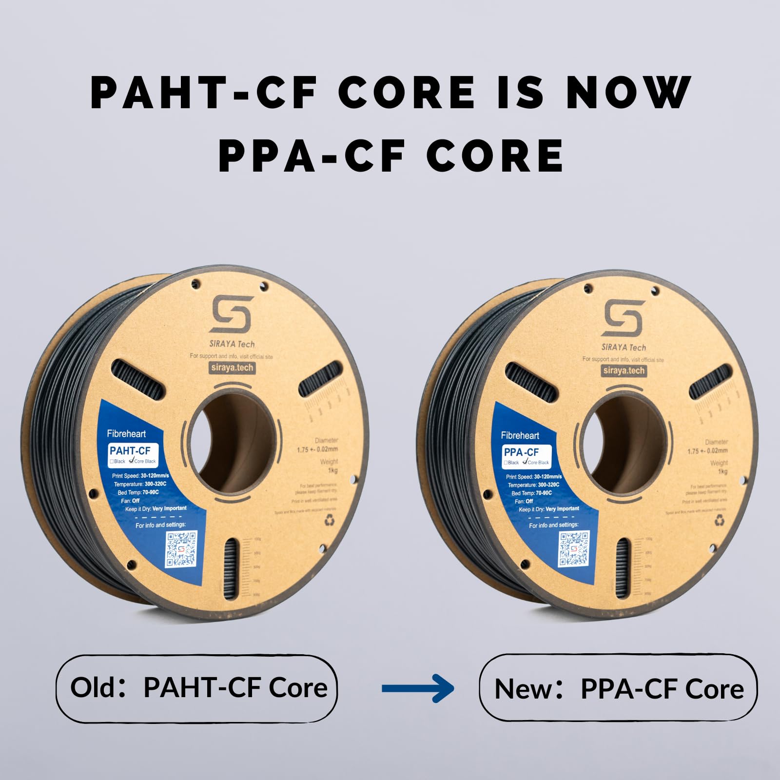 Drukarka, Tech Fibreheart Ppa-cf Core czarny 3D, Filament