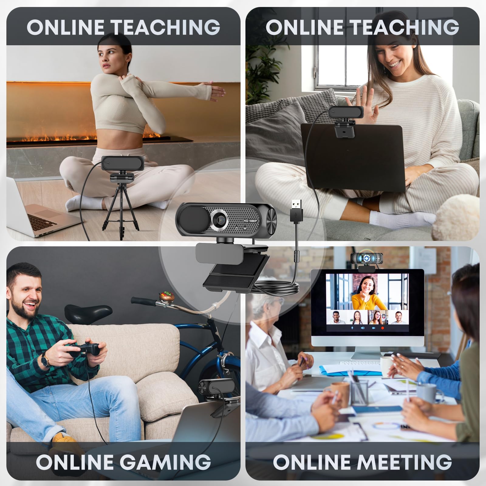 1080P HD Webcam z wysoki Definition Video Quality