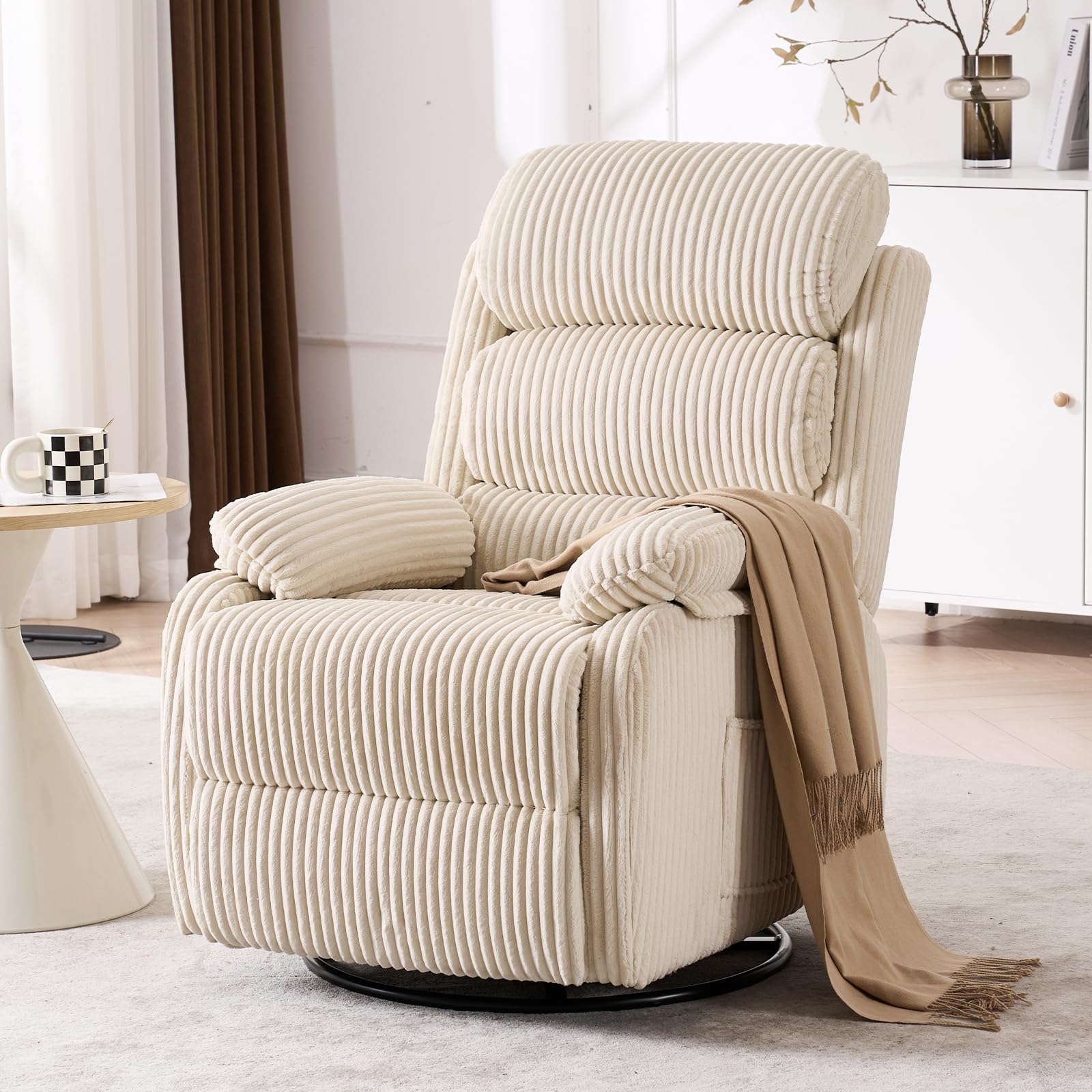 1787465409_iC7XDOQt Adult 360 Degrees Rocking fotel rozkładany, Velvet Beige
